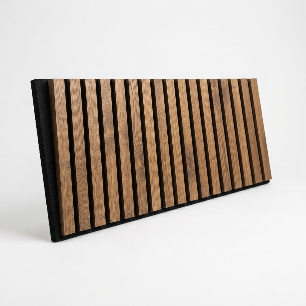 Pacific Heights XL Walnut Acoustic Wall Panel — 106 × 43 in (270 × 110 cm)