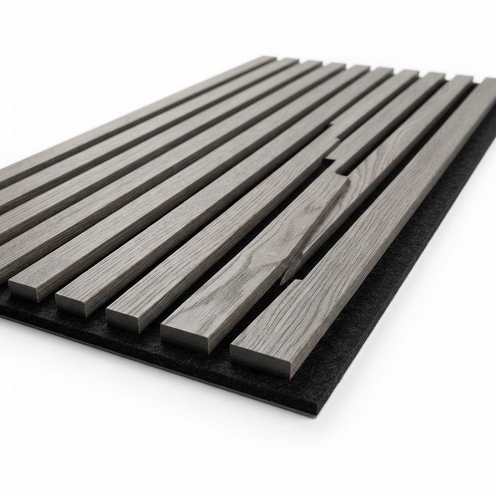 Pacific Heights XL Walnut Acoustic Wall Panel — 106 × 43 in (270 × 110 cm)
